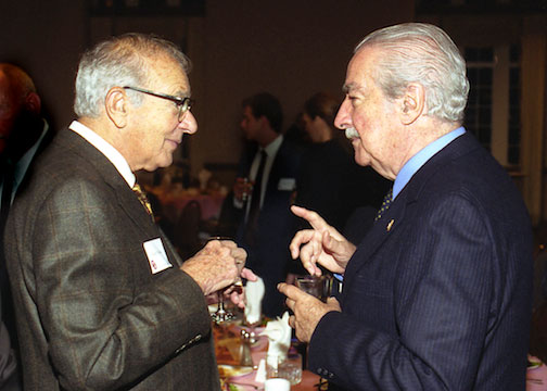 Alvaro Mutis and Walter Neustadt