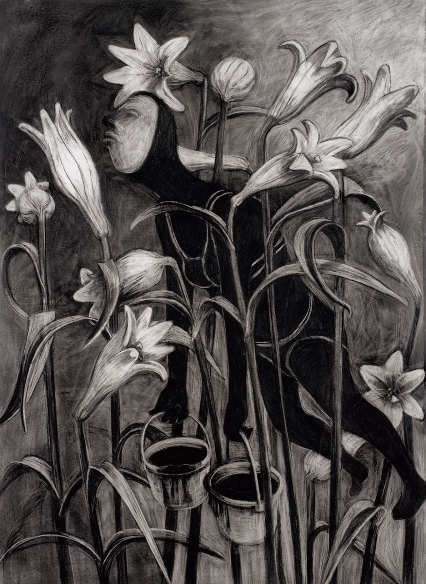 “Lillienwald” (Forest of lilies), from wehwehwehsuperträne.de (Mamiverlag, 2009)