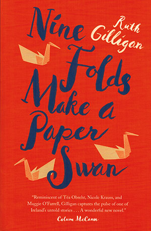 The cover to Nine Folds Make a Paper Swan by Ruth Gilligan