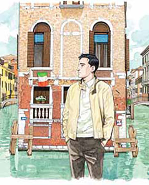 The cover to Venice by Jiro Taniguchi