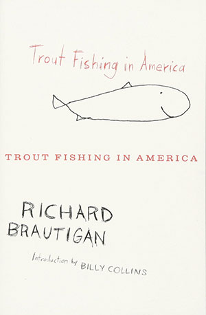 The cover to Brautigan's Trout Fishing in America
