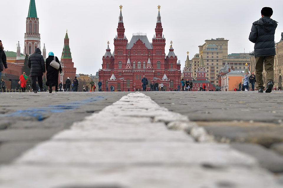 The Kremlin, taken from a considerable distance away