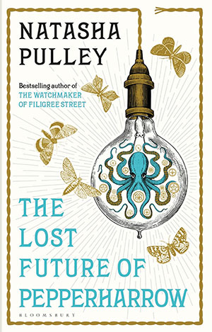 The cover to The Lost Future of Pepperharrow by Natasha Pulley