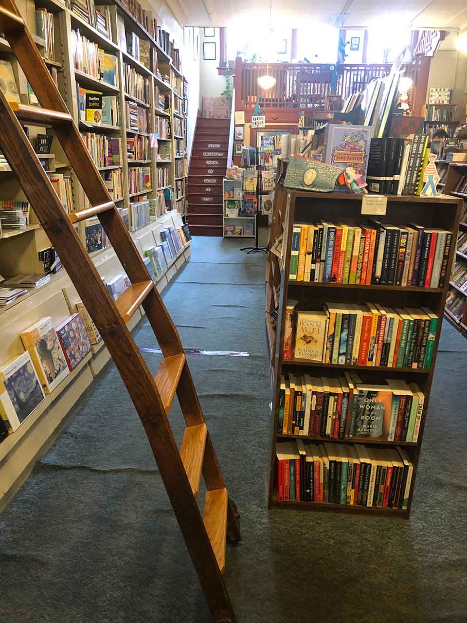A photograph of the interior of Poor Richard's Books