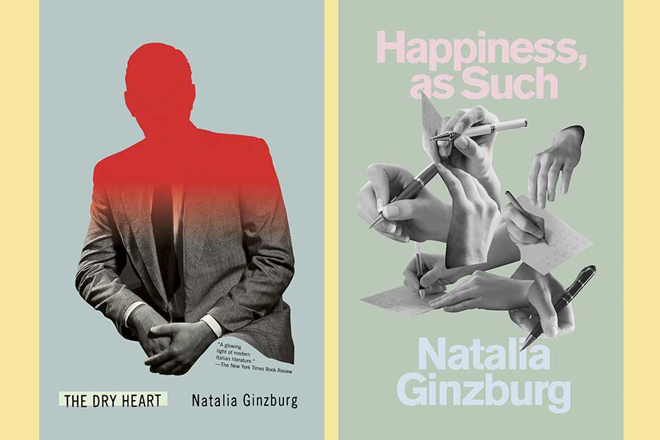 The cover to Natalia Ginzburg's book The Dry Heart and Happiness, as Such