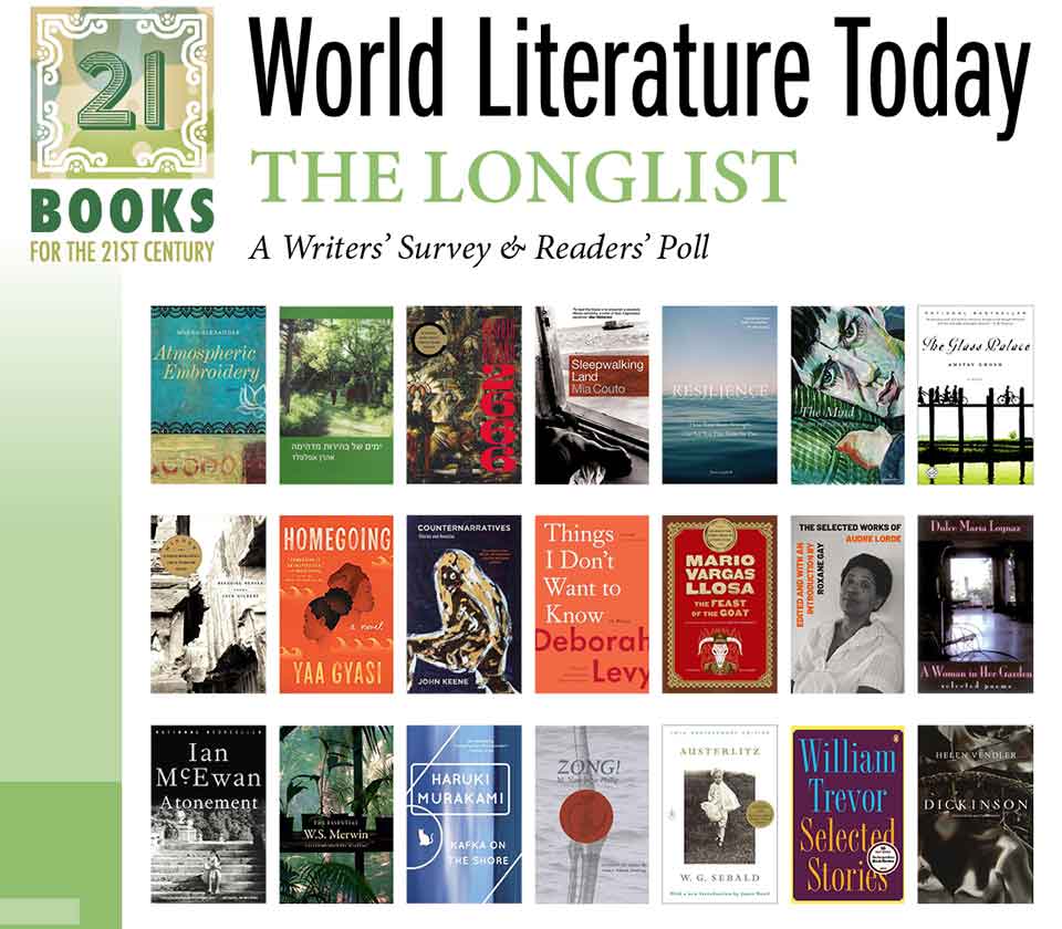 21 Books For The 21st Century The Longlist By The Editors Of WLT 