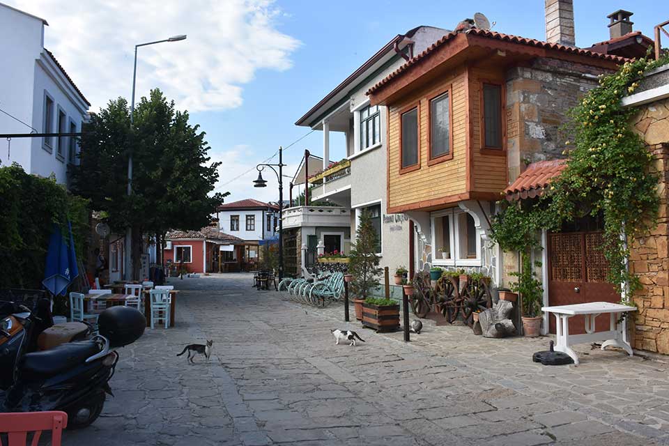 Photo of street view of Gökçeada, Imbros