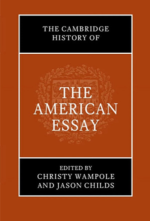 The cover to The Cambridge History of the American Essay