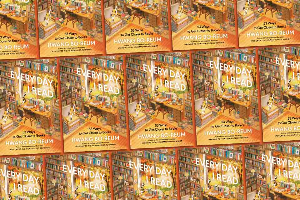 A tile collage of the cover to Hwang Bo-reums Every Day I Read