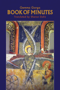 The cover to The Book of Minutes by Gemma Gorga, one of the books covered in this issue's Nota Bene section