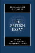 The cover to The Cambridge History of the British Essay