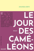 The cover to Le Jour des caméléons by Ananda Devi