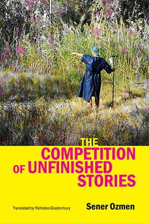 The cover to The Competition of Unfinished Stories by Sener Ozmen