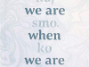 The cover to What We Are When We Are / Kaj Smo, Ko Smo by Cvetka Lipuš