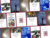 A collage of Marc Alyn's book covers
