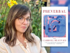 Carroll Beauvais with the cover to her book Preverbal