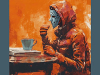 The cover to The Coffee Shop Masquerade by T. A. Morton