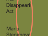 The cover to The Disappearing Act by Maria Stepanova