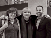 Ellen Elias-Bursać, Dubravka Ugresšić, and Chad Post at the 2016 Neustadt Festival banquet.