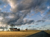 A photograph of a farm house