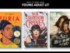 The covers to the three books discussed below with a header that reads, ‘Young Adult Lit’