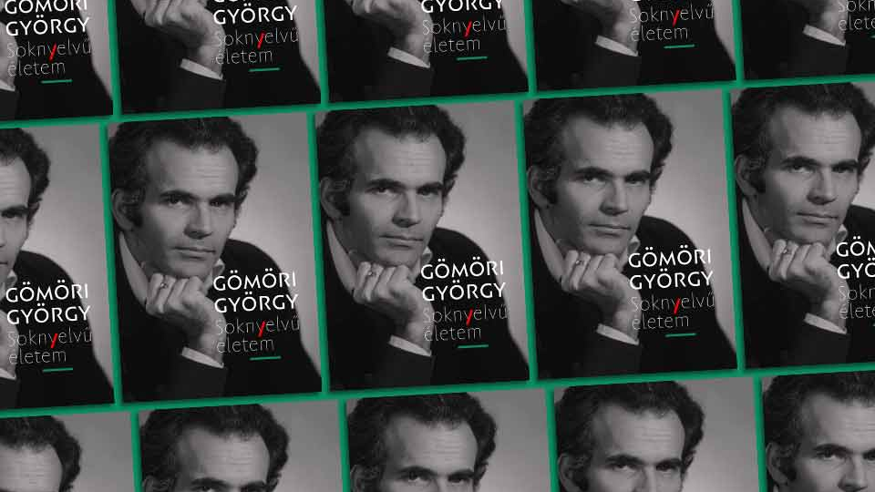 A tiled collage of the cover to George Gomori's autobiography