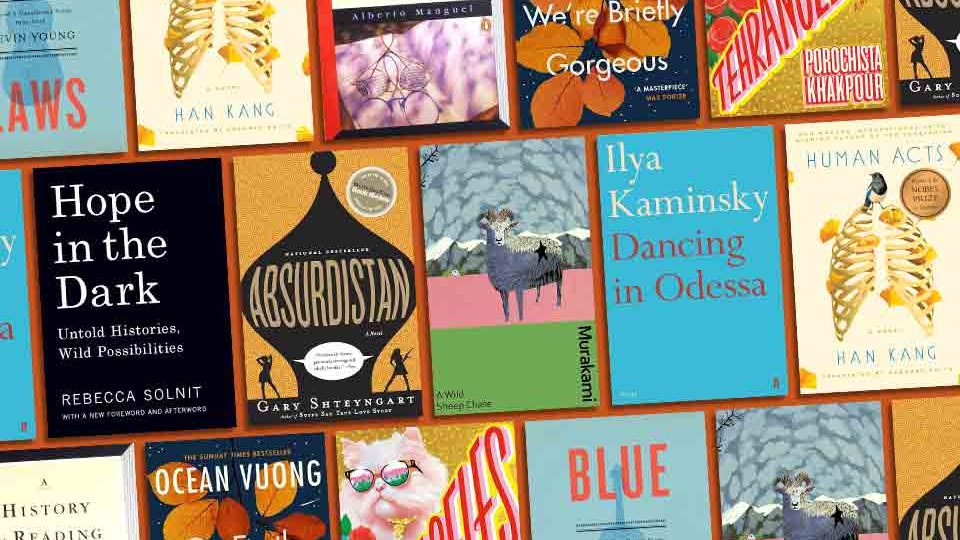 A collage of the covers of the books discussed below