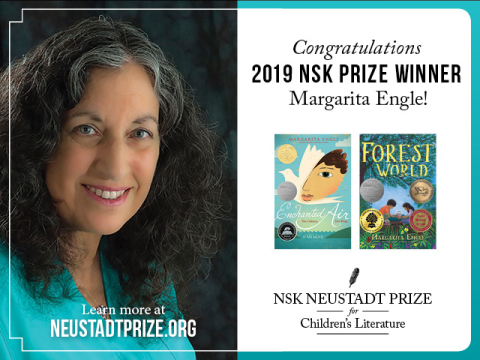Congratulations to 2019 NSK Prize winner Margarita Engle!