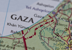 A map of Gaza