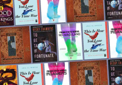 A collage made from the covers to the books discussed below