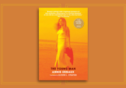 The cover to the book The Young Man, by Annie Ernaux