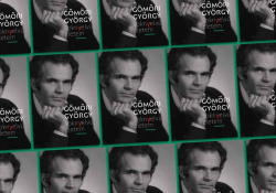 A tiled collage of the cover to George Gomori's autobiography
