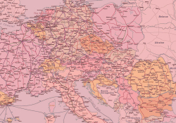 Map of Eastern Europe