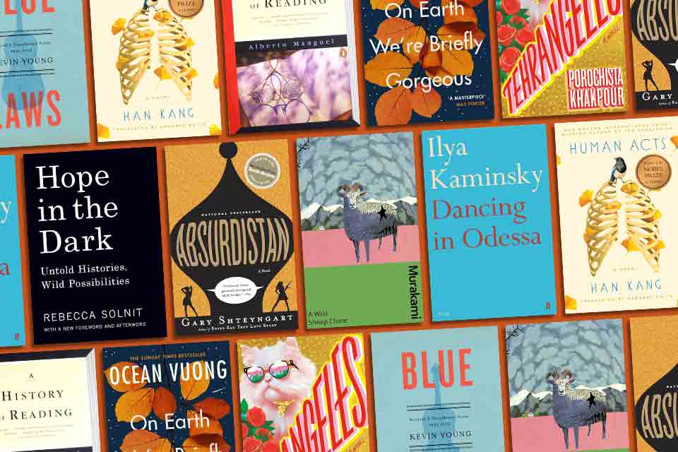 A collage of the covers of the books discussed below